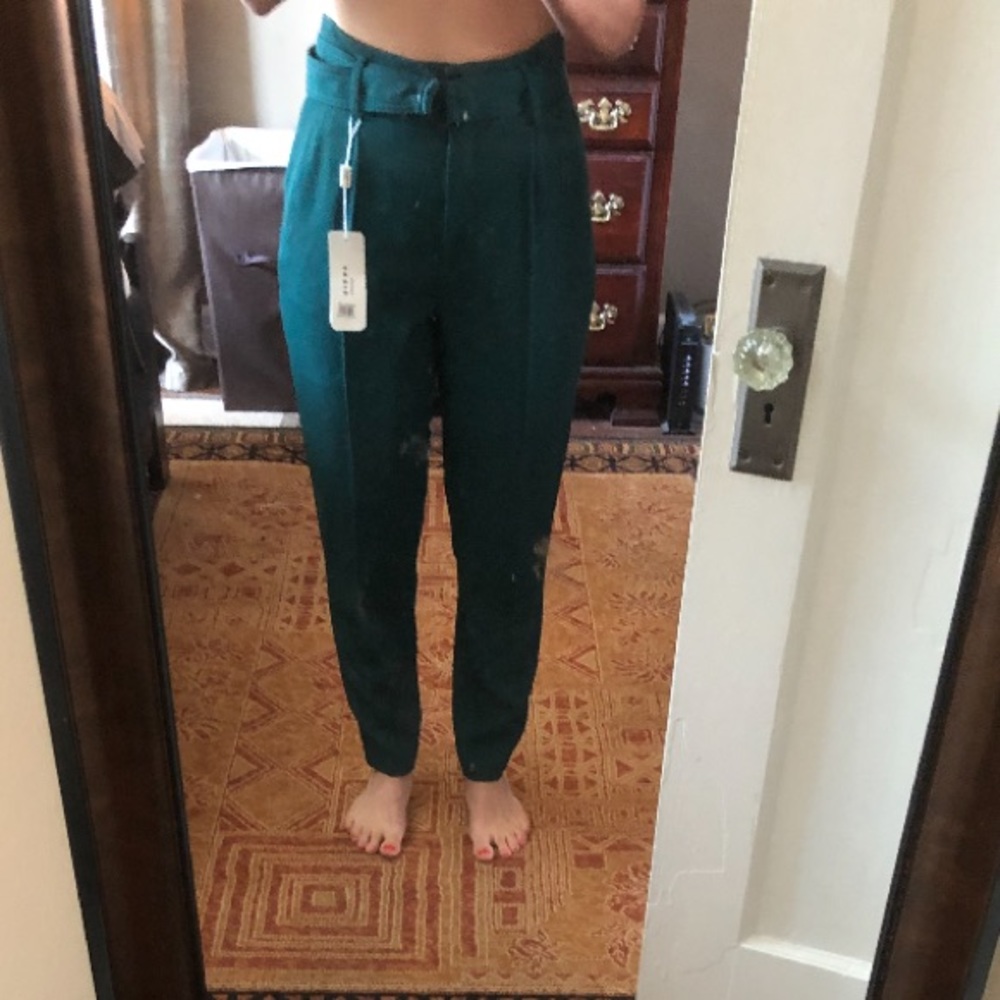 Akris Punto Green Slacks - Picture 8 of 9